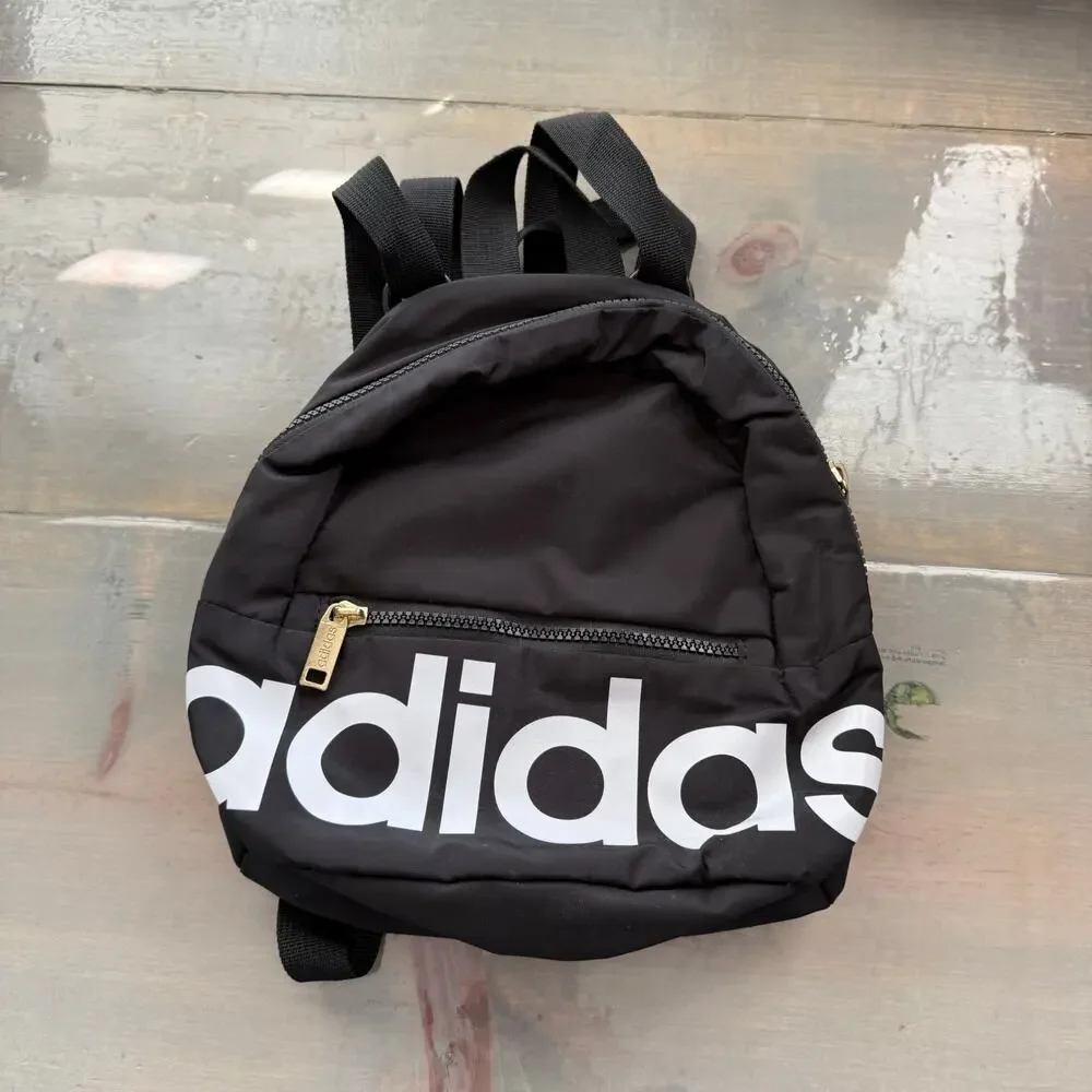 Adidas Black Linear Mini Backpack